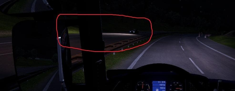 AI CARS HEADLAMP POWER FULL – Sounds mod for Euro Truck Simulator 2