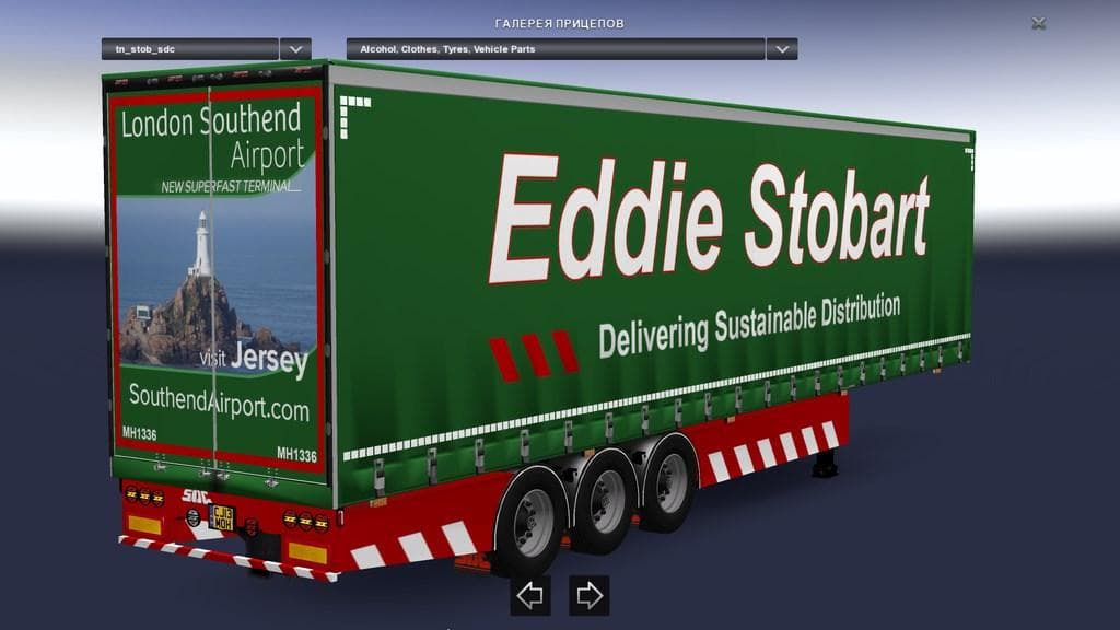 PACK AUTONOMOUS TRAILER BIG STOBART V6.4.2 – Trailers mod for Euro Truck Simulator 2