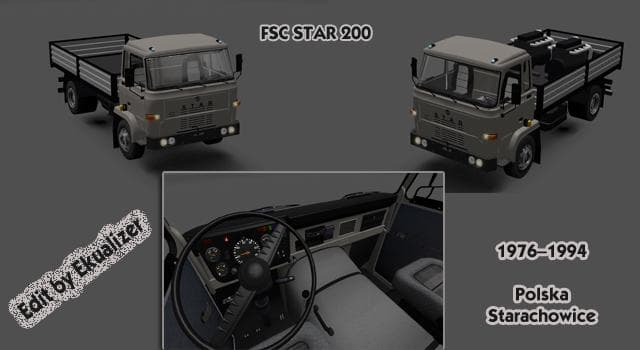 F.S.C. STAR 200 V2.1 – Trucks mod for Euro Truck Simulator 2