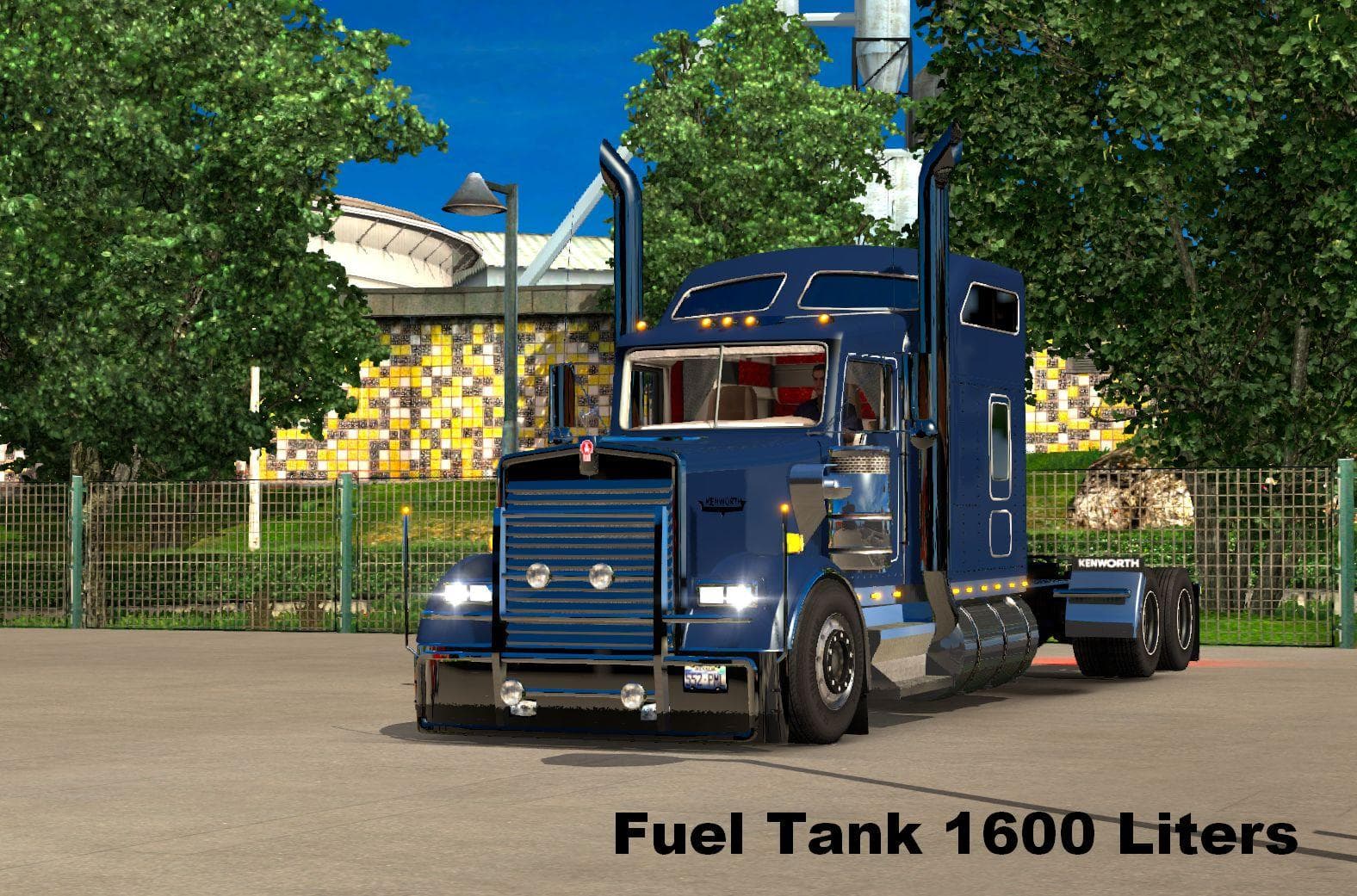 KENWORTH W900L CUSTOM FUEL TANK 1.22 – Parts mod for Euro Truck Simulator 2