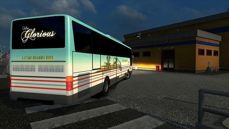 ADIPUTRO VANHOOL BUS 1.22.X – Buses mod for Euro Truck Simulator 2