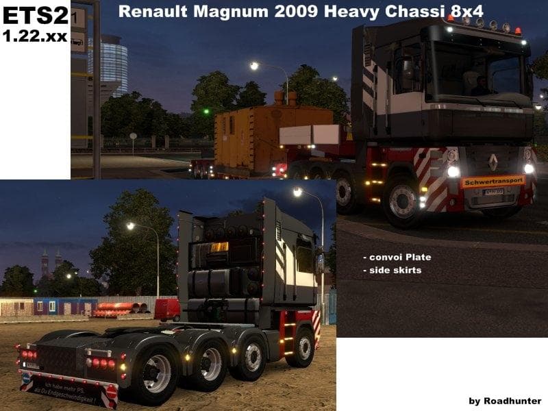 RENAULT MAGNUM 2009 HEAVY TUNING – Parts mod for Euro Truck Simulator 2