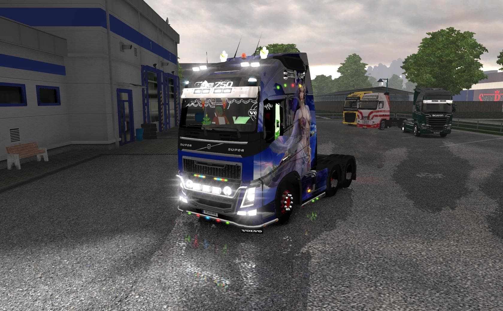 VOLVO FH 2012 MTP MEGA TUNING 1.22 - ETS2 mods download – parts screenshot 2