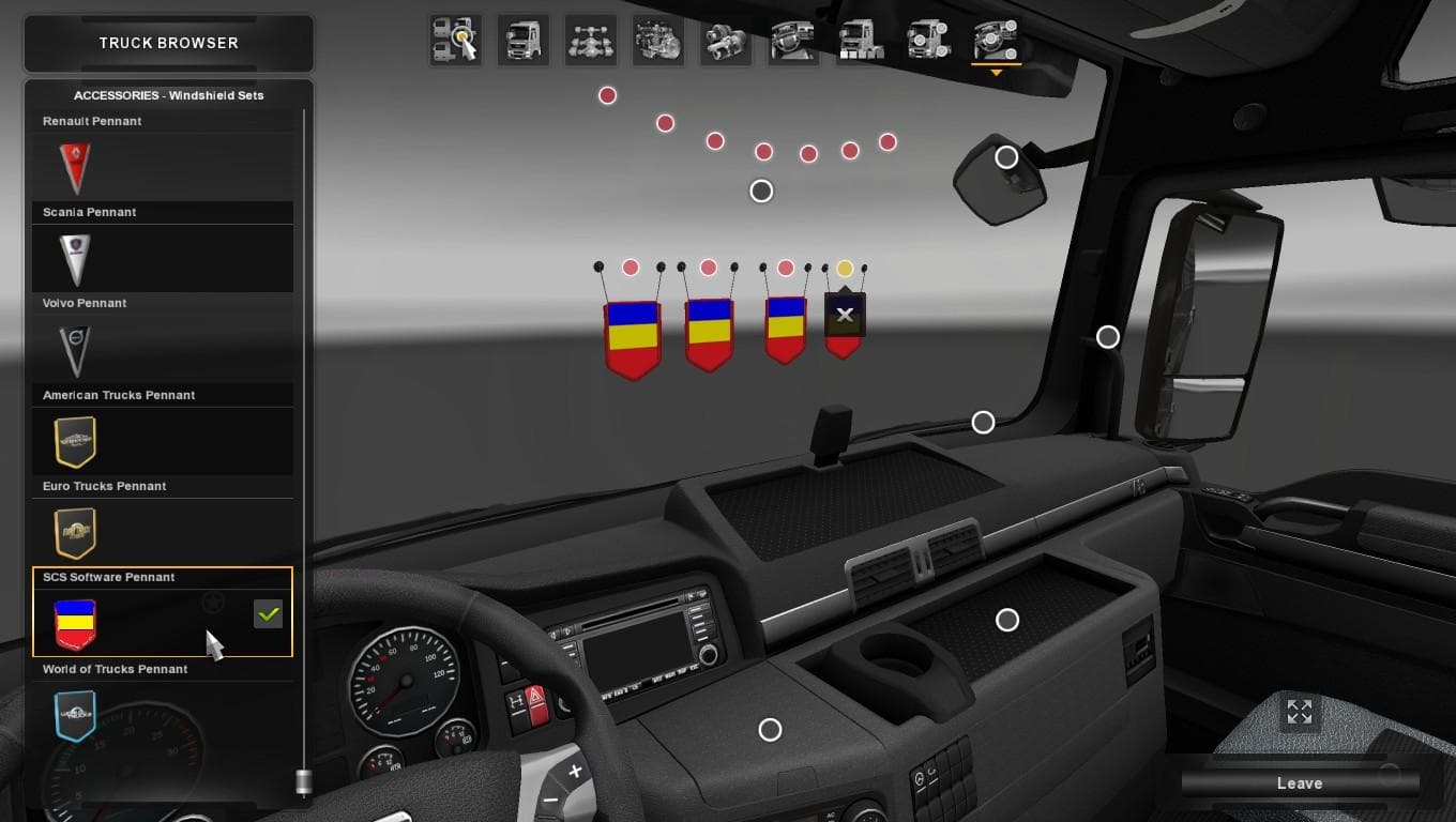 ROMANIA PENNANT 1.22.X – Skins mod for Euro Truck Simulator 2
