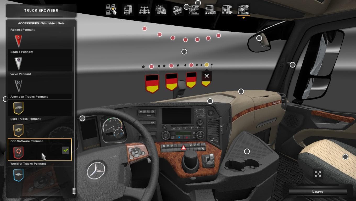 GERMANY PENNANT 1.22.X – Skins mod for Euro Truck Simulator 2