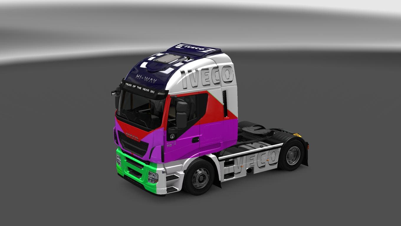 IVECO HI-WAY MIX SKIN 1.22 – Skins mod for Euro Truck Simulator 2