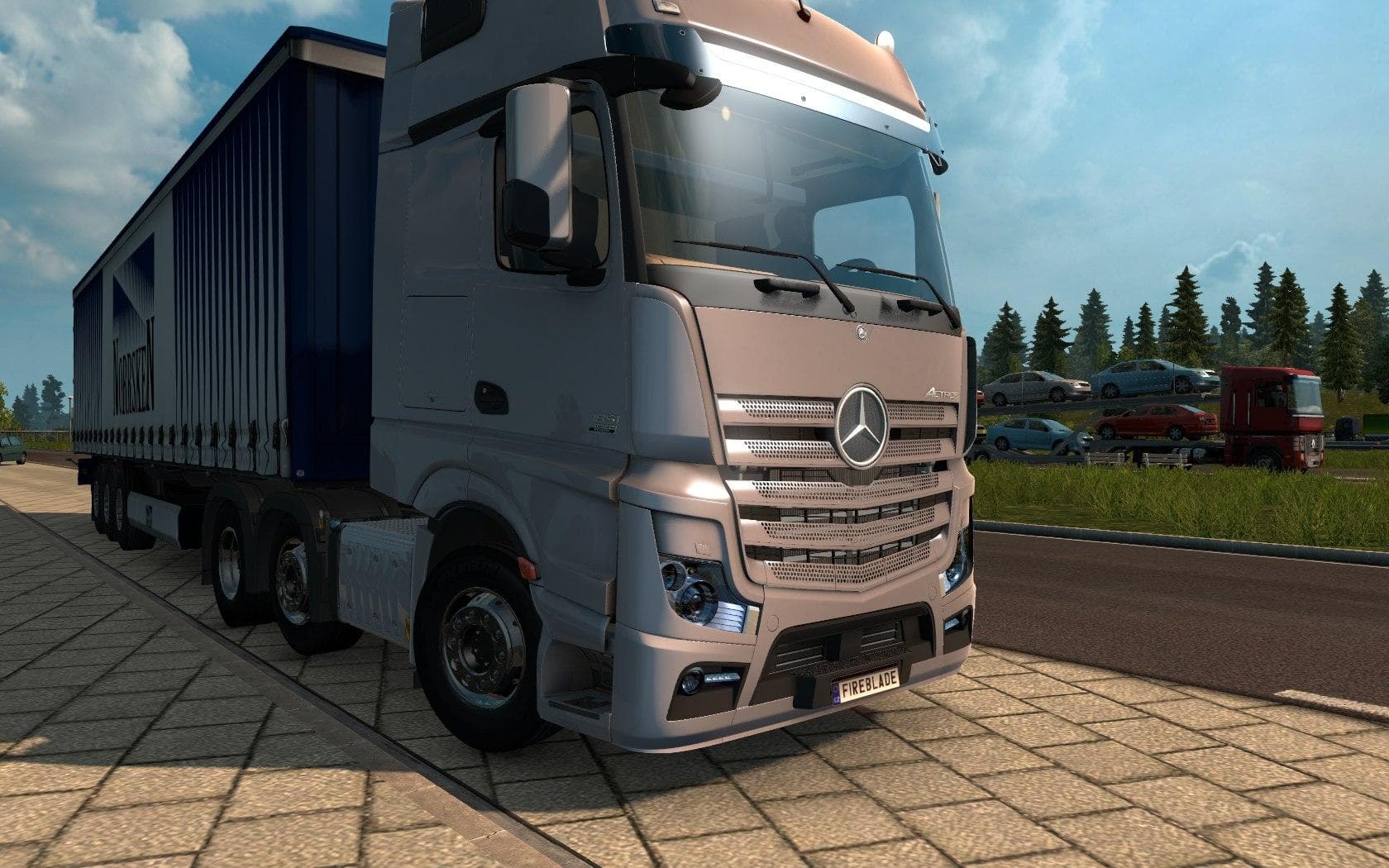 MERCEDES ACTROS MP4 1.22 – Trucks mod for Euro Truck Simulator 2