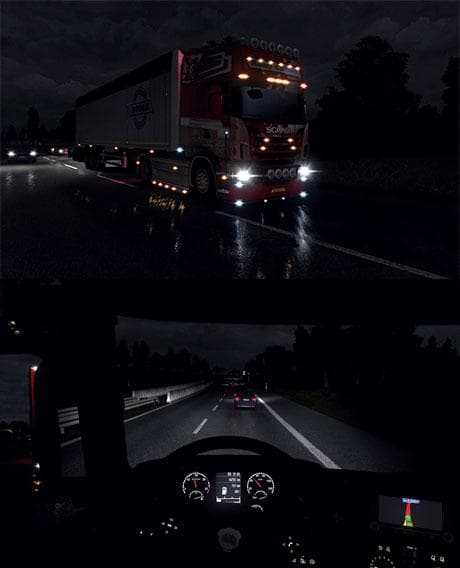 LIGHTS MOD 1.22.X – Parts mod for Euro Truck Simulator 2
