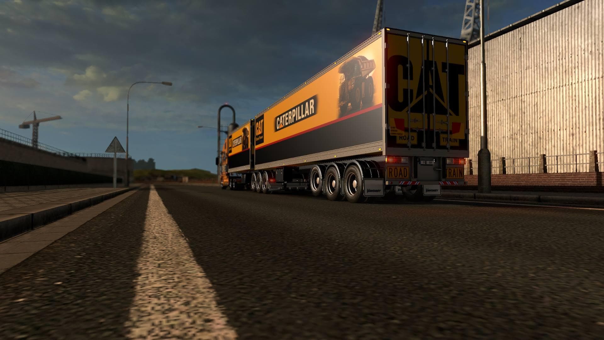 B-DOUBLES CATERPILLAR TRAILERS 1.22 - ETS2 mods download – trailers screenshot 2
