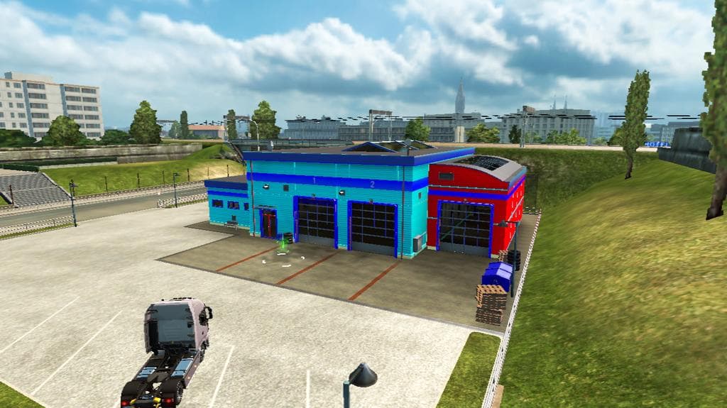 PAINTED SERVICE STATION 1.22.X – Skins mod for Euro Truck Simulator 2