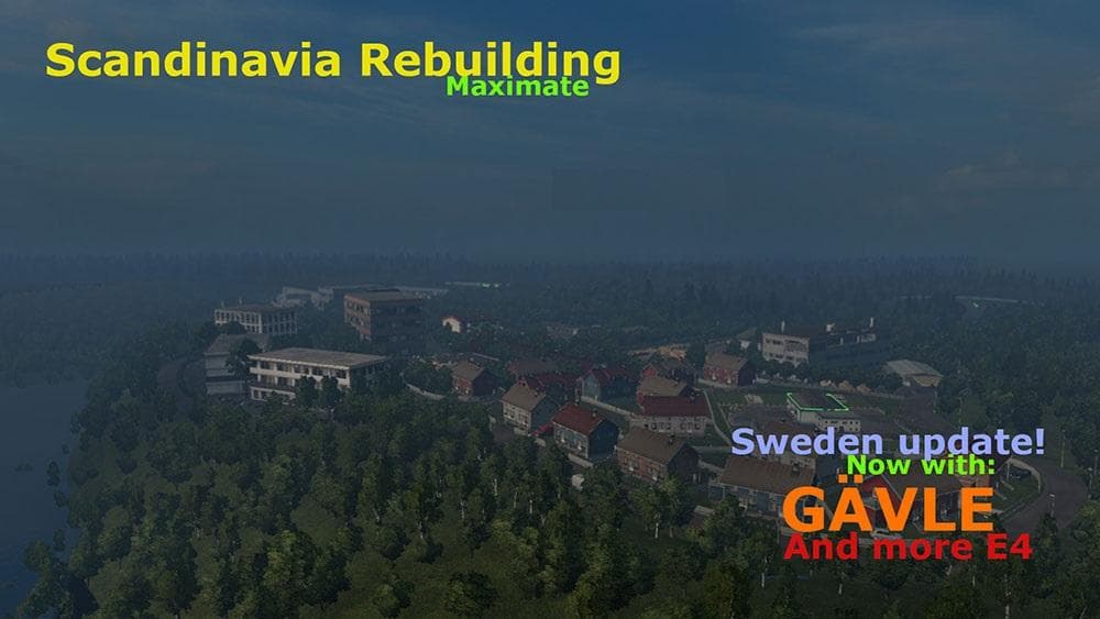 SCANDINAVIA REBUILDING V1.3 – Maps mod for Euro Truck Simulator 2