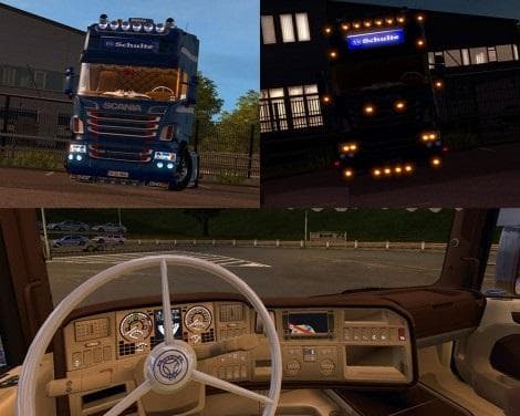 SCANIA R560 V8 R&M SCHULTE V1 – Trucks mod for Euro Truck Simulator 2