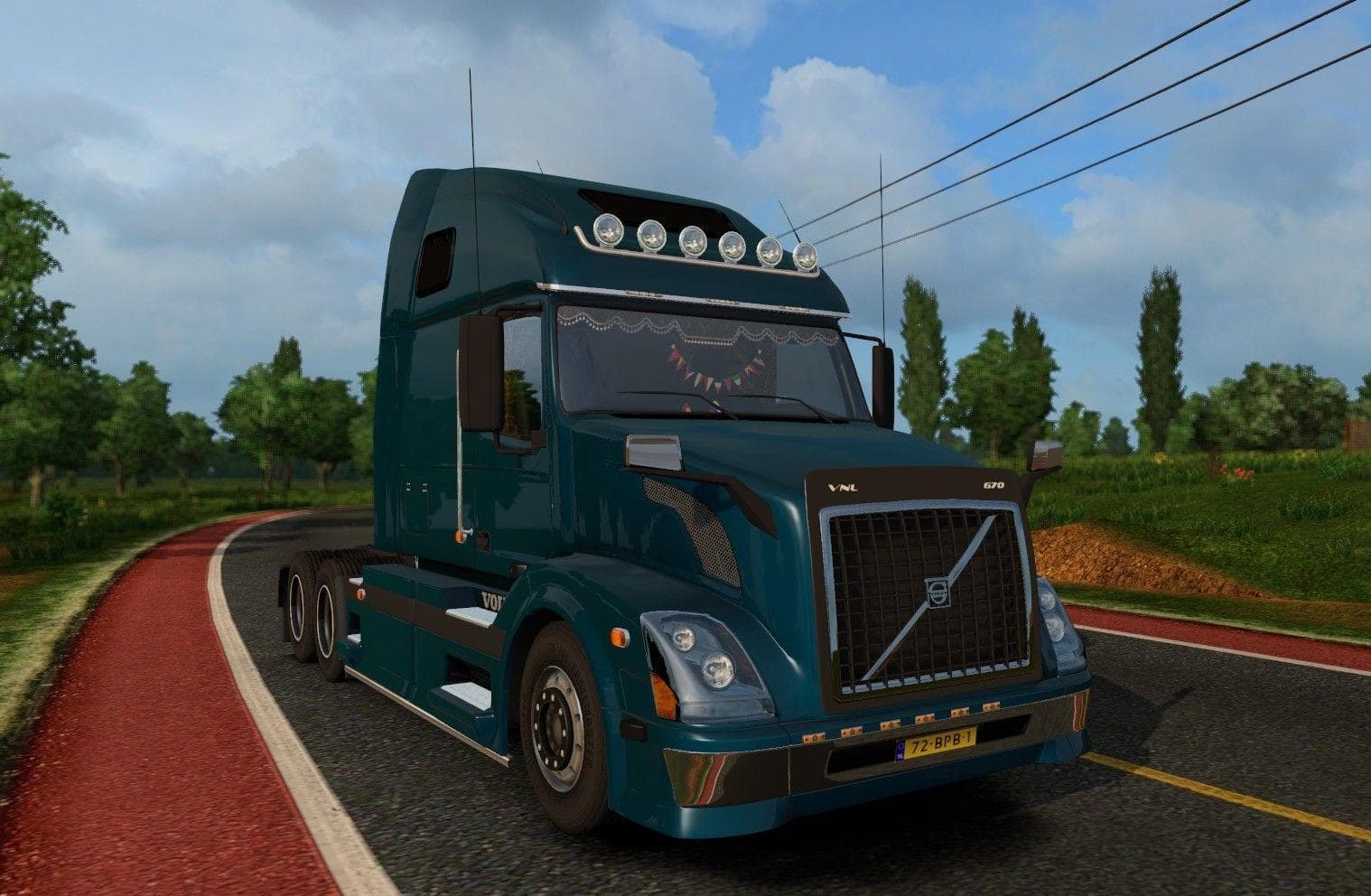VOLVO VNL 670 ADAPTED V1.24 – Parts mod for Euro Truck Simulator 2