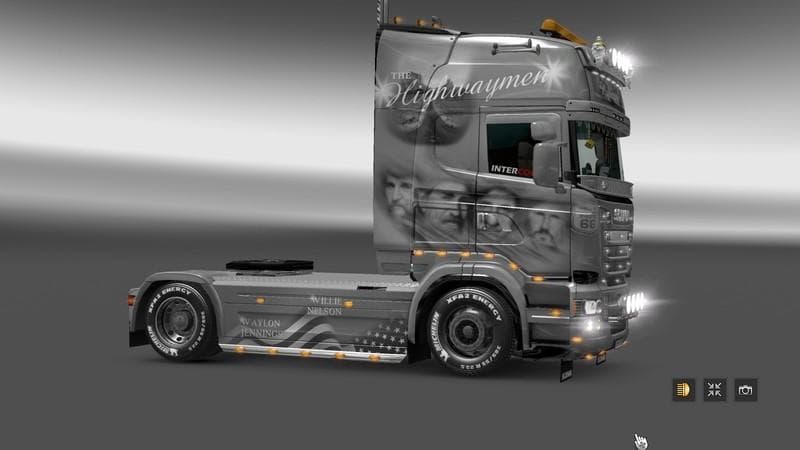 THE HIGWAYMEN V1.0 – Skins mod for Euro Truck Simulator 2