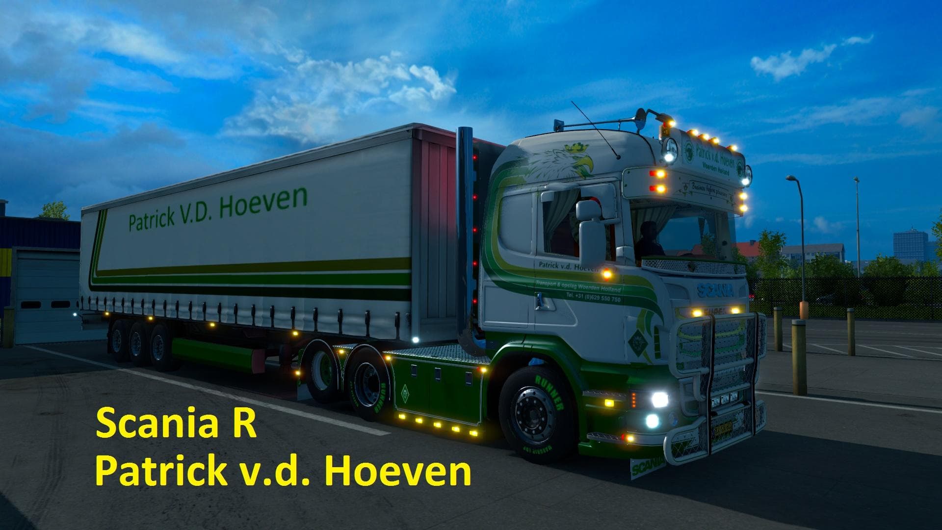 SCANIA R PATRICK V.D. HOEVEN COMBO 1.22 – Skins mod for Euro Truck Simulator 2