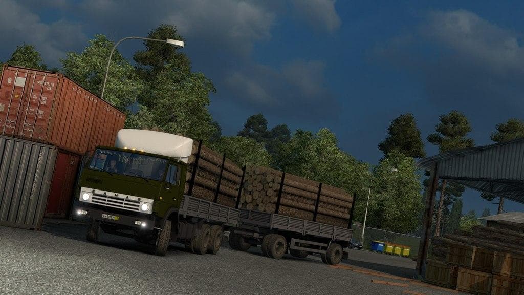 KAMAZ 53212 + 83571 SZAP V4.0 1.22.X – Trucks mod for Euro Truck Simulator 2