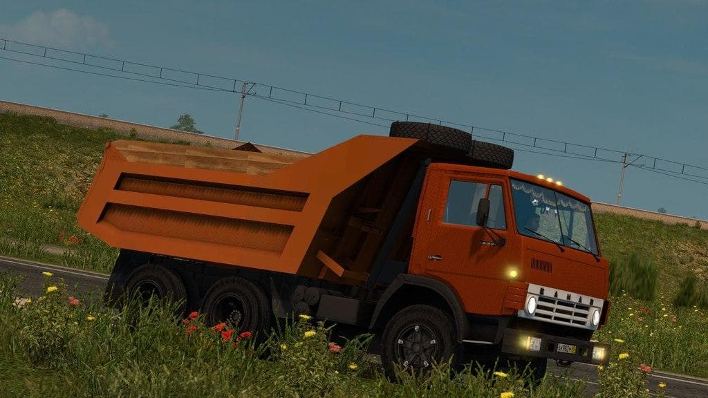 KAMAZ 53212 + 83571 SZAP V4.0 1.22.X - ETS2 mods download – trucks screenshot 2