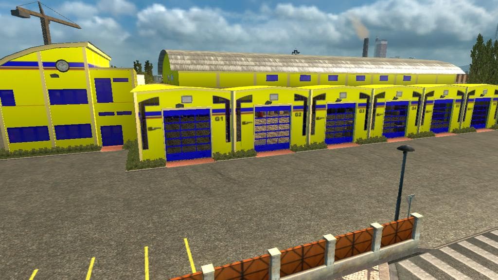 NEW LARGE GARAGE 1.22 – Parts mod for Euro Truck Simulator 2