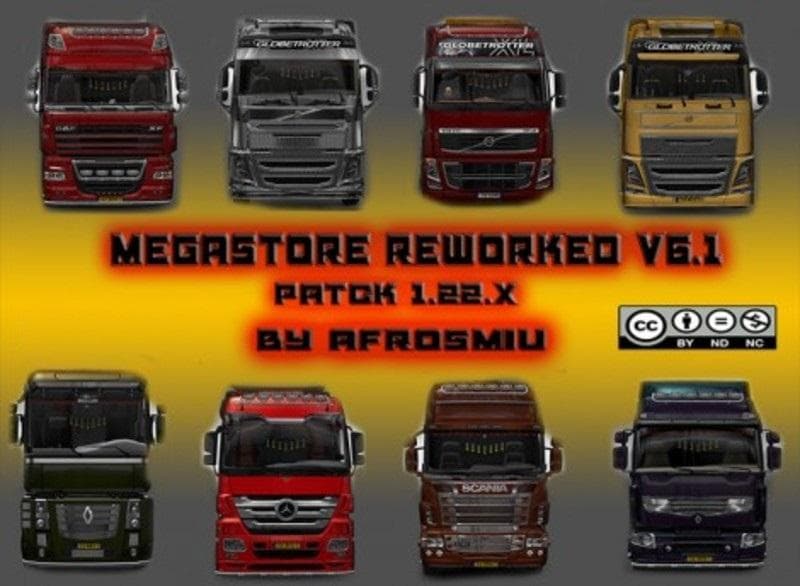MEGA STORE REWORKED V6.2 – Parts mod for Euro Truck Simulator 2