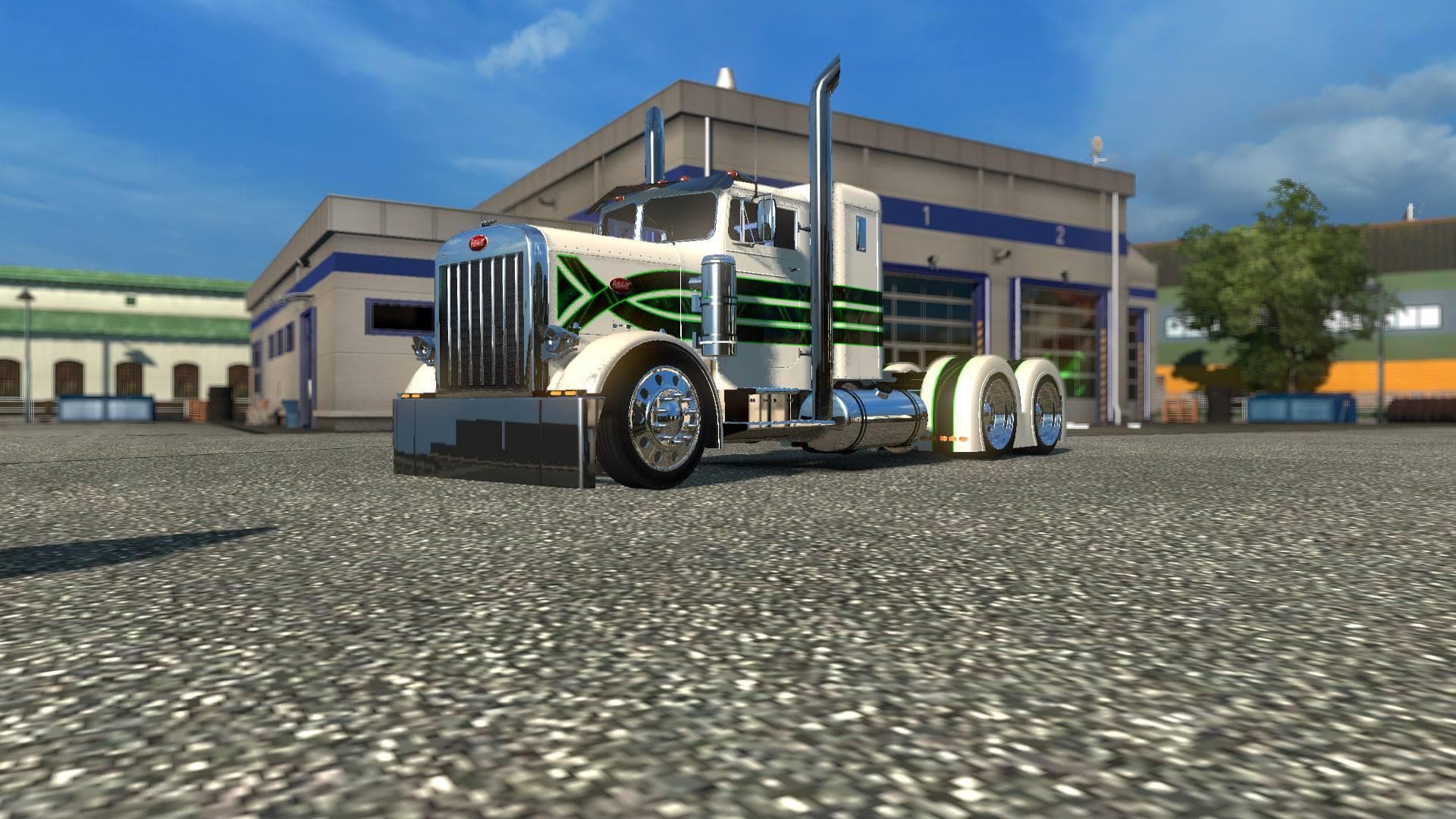 PETERBILT 351 GREEN ENVY SKIN 1.22 – Skins mod for Euro Truck Simulator 2