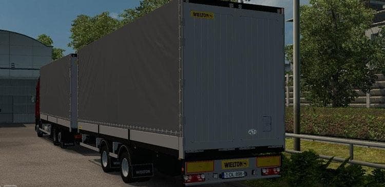 VOLVO FH12 WIELTON TANDEM - ETS2 mods download – trailers screenshot 2