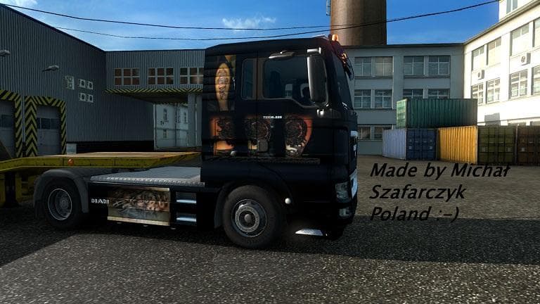 MAN TGX MAJOO TATTOO SKIN – Skins mod for Euro Truck Simulator 2