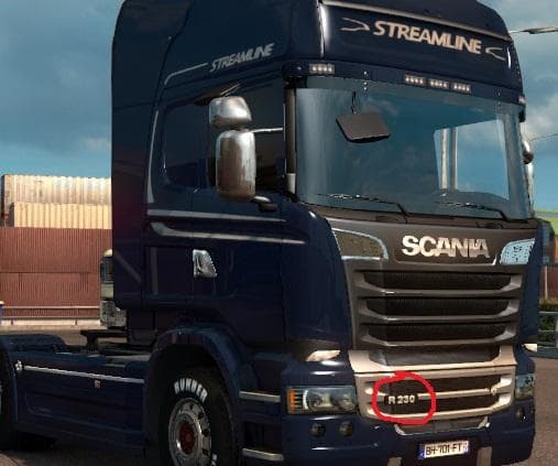 MOTOR R230 1.22 - ETS2 mods download – parts screenshot 2
