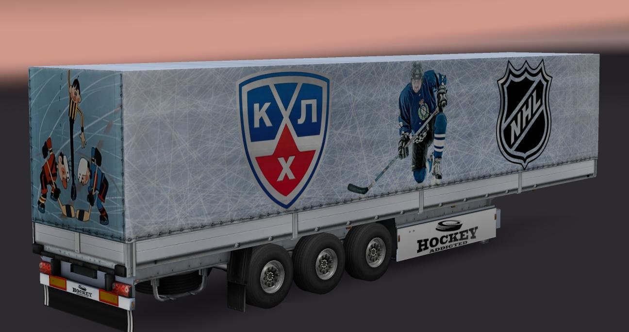 TRAILER PACK SPORT THEME V2.0 - ETS2 mods download – trailers screenshot 2