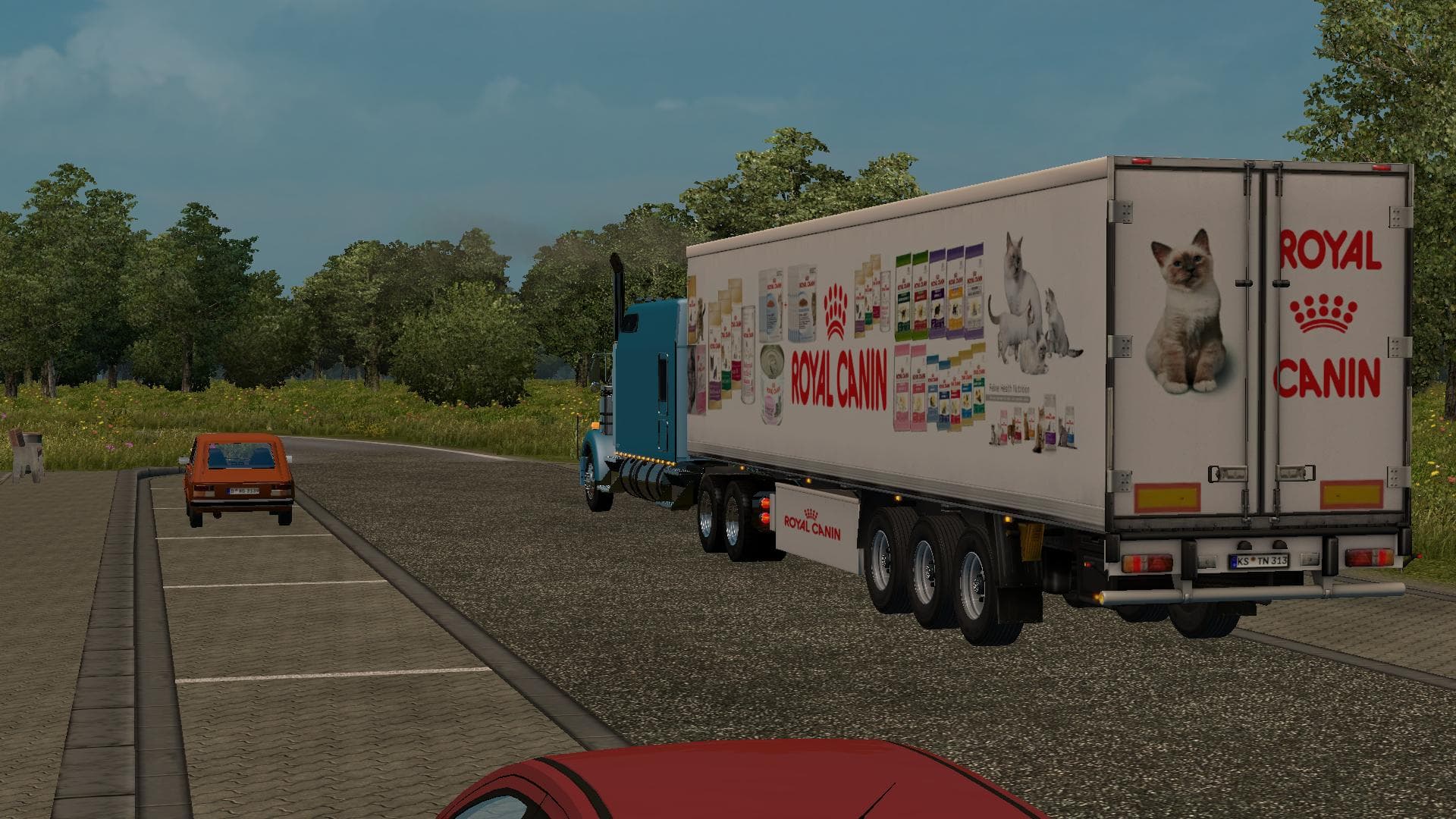 ROYAL CANIN TRAILER 1.22 - ETS2 mods download – trailers screenshot 2