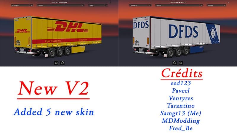PACK FRUEHAUF MAXISPEED V2 - ETS2 mods download – trailers screenshot 2