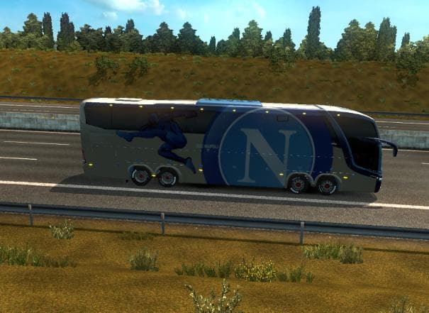 BUS MACROPOLO G7 1600LD S.S.C NAPOLI SKIN – Skins mod for Euro Truck Simulator 2