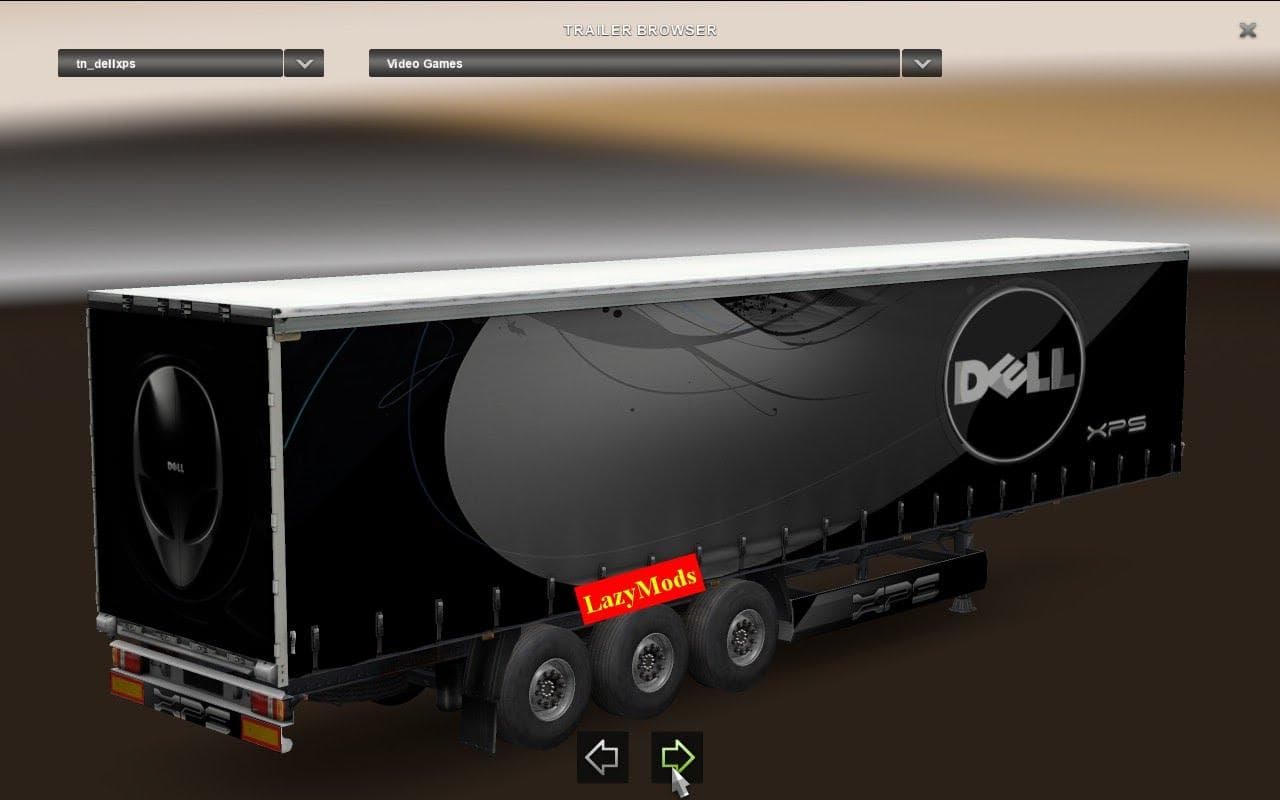 DELL XPS TRAILER BY LAZYMODS – Trailers mod for Euro Truck Simulator 2