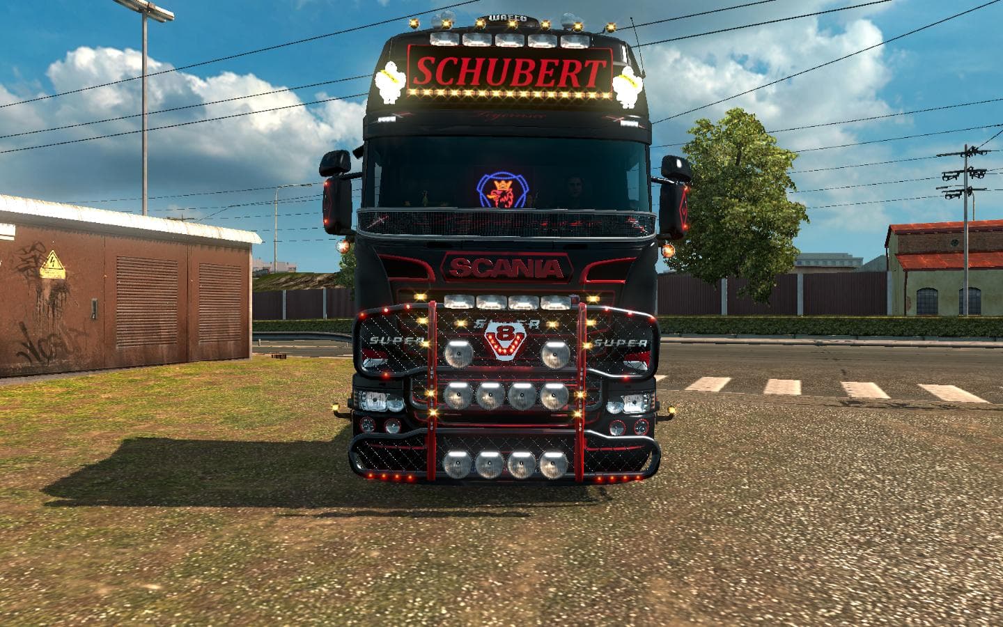 BULLBAR V8K SLOT TUNING W100 - ETS2 mods download – parts screenshot 2