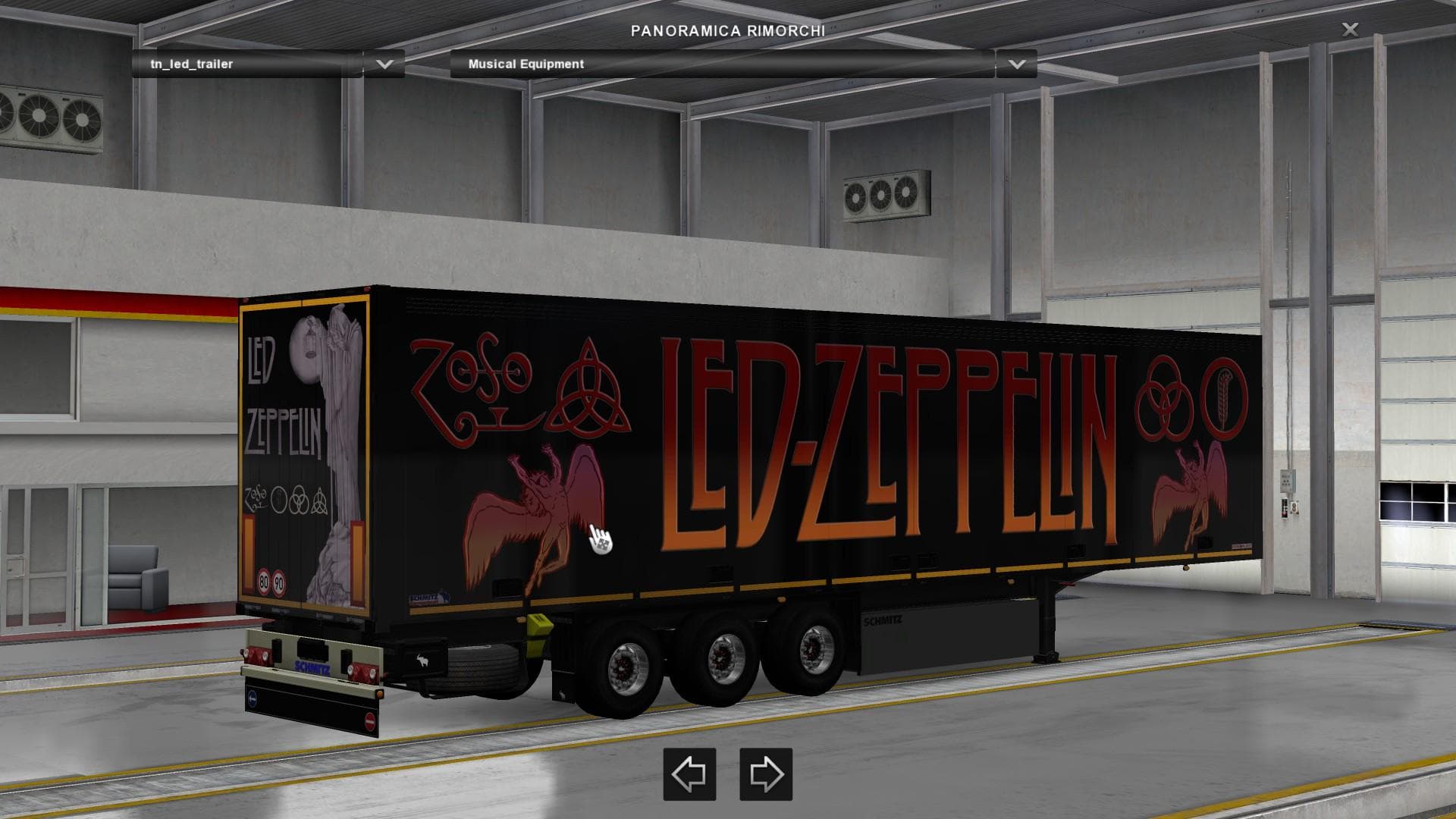 LED ZEPPELIN TRAILER – Trailers mod for Euro Truck Simulator 2