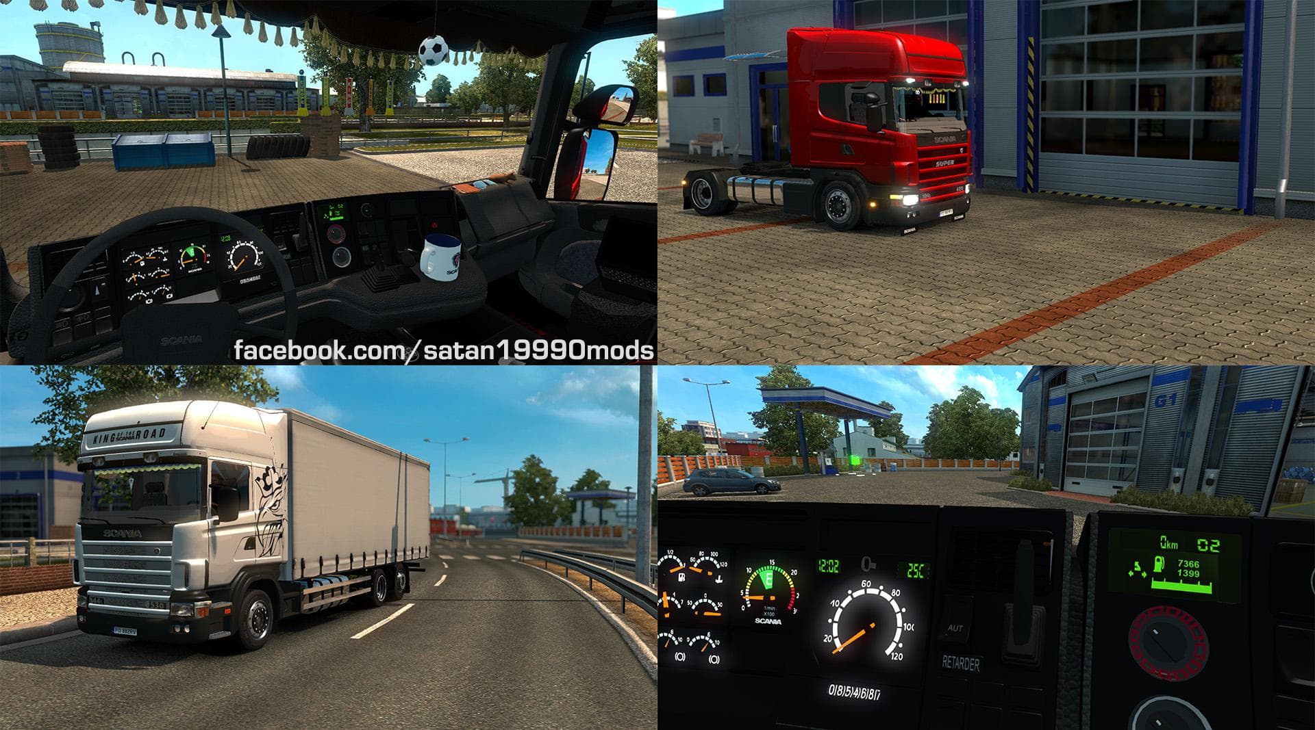 SCANIA 4 2.2.1 – Trucks mod for Euro Truck Simulator 2