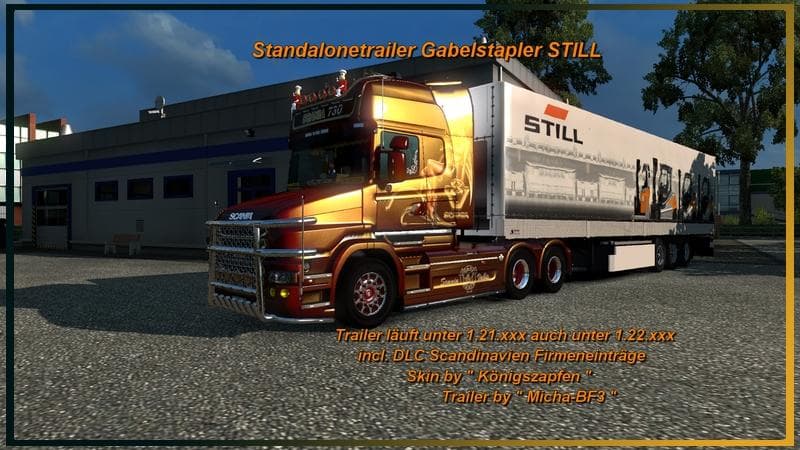 TRAILER TRUCKS STILL 1.22.X – Trailers mod for Euro Truck Simulator 2