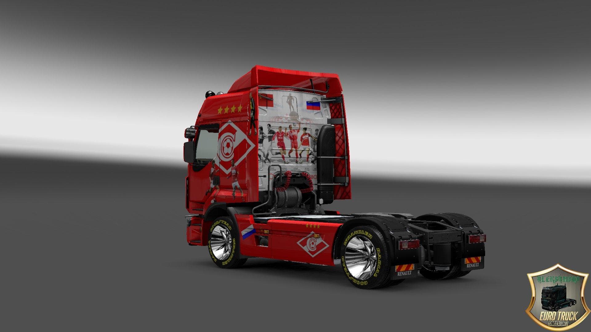 RENAULT PREMIUM FC SPARTAK MOSCOW V1 – Skins mod for Euro Truck Simulator 2