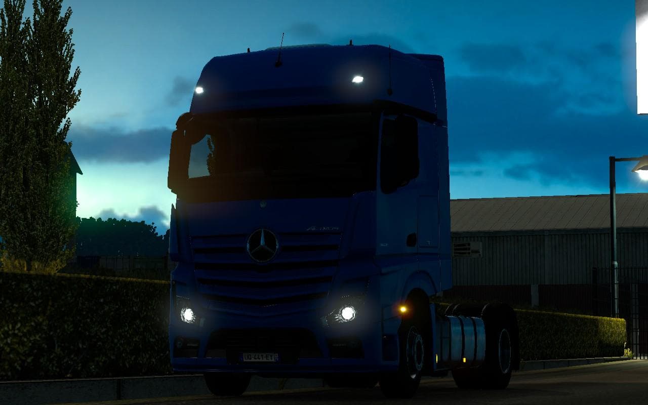MERCEDES HORN MOD 1.22 – Sounds mod for Euro Truck Simulator 2