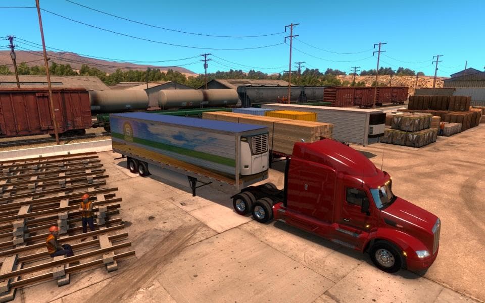 ATS TRAILERS FOR ETS2 1.22 - ETS2 mods download – trailers screenshot 2