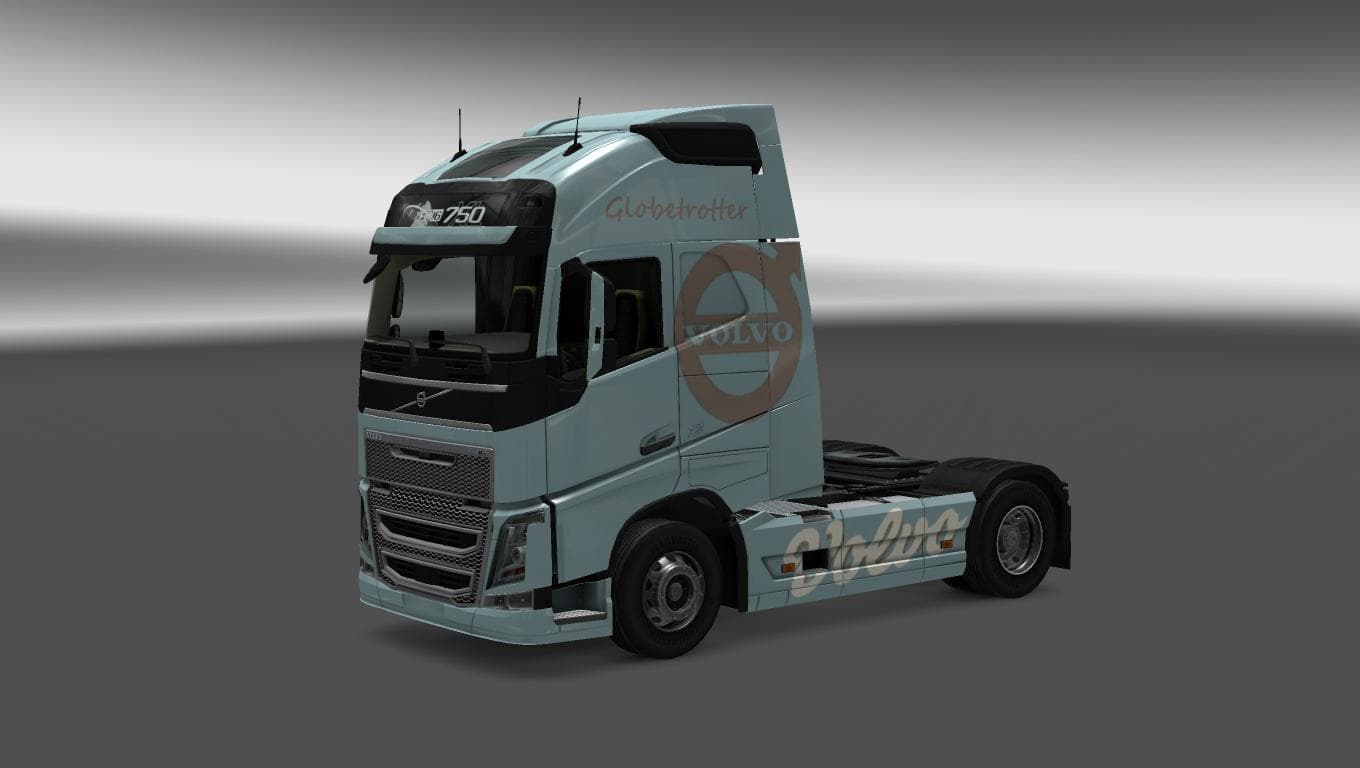 VOLVO FH 2012 BLUE SKY SKIN 1.22 – Skins mod for Euro Truck Simulator 2
