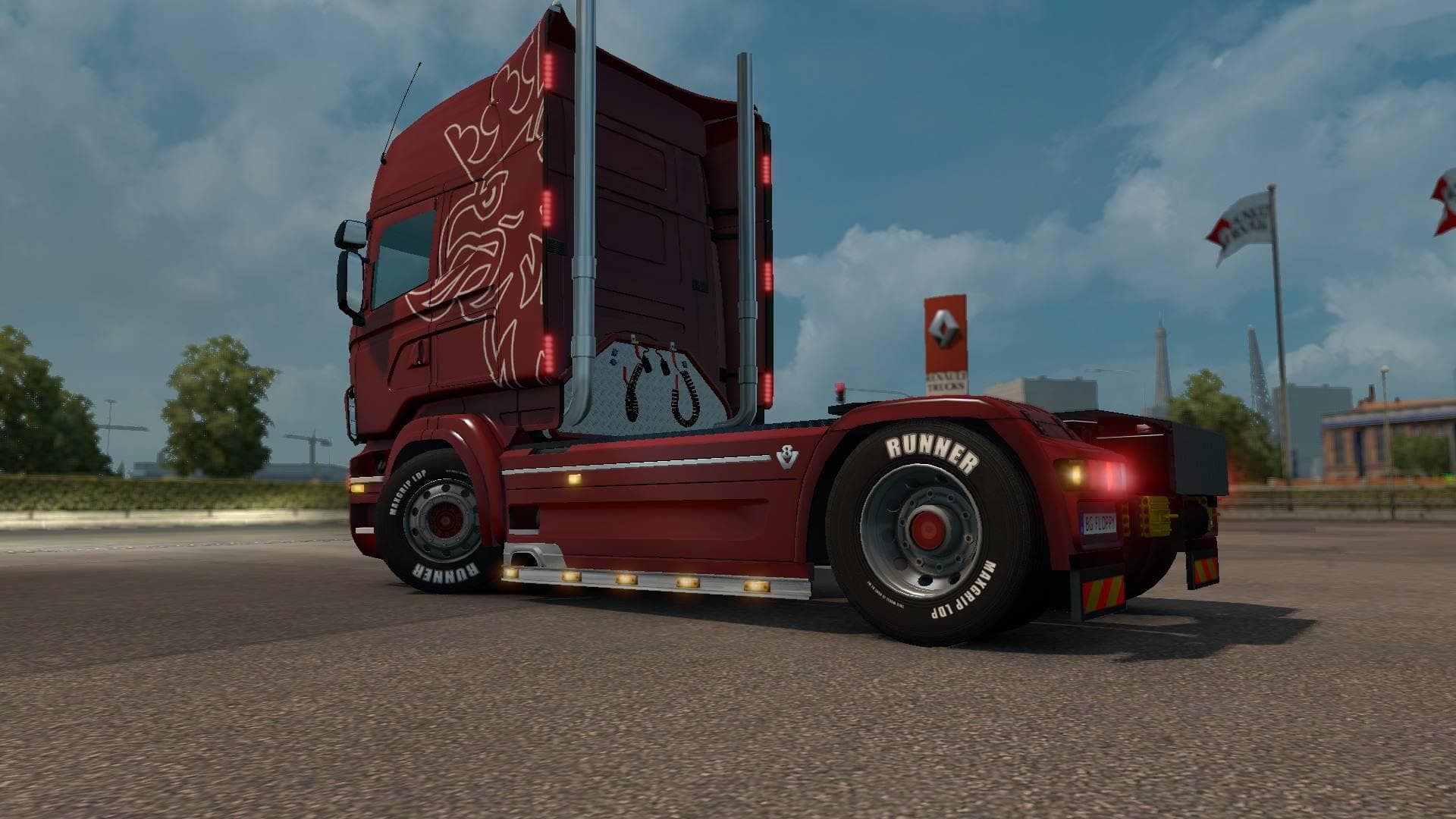 SCANIA RJL THE KING OF THE ROAD SKIN - ETS2 mods download – skins screenshot 2