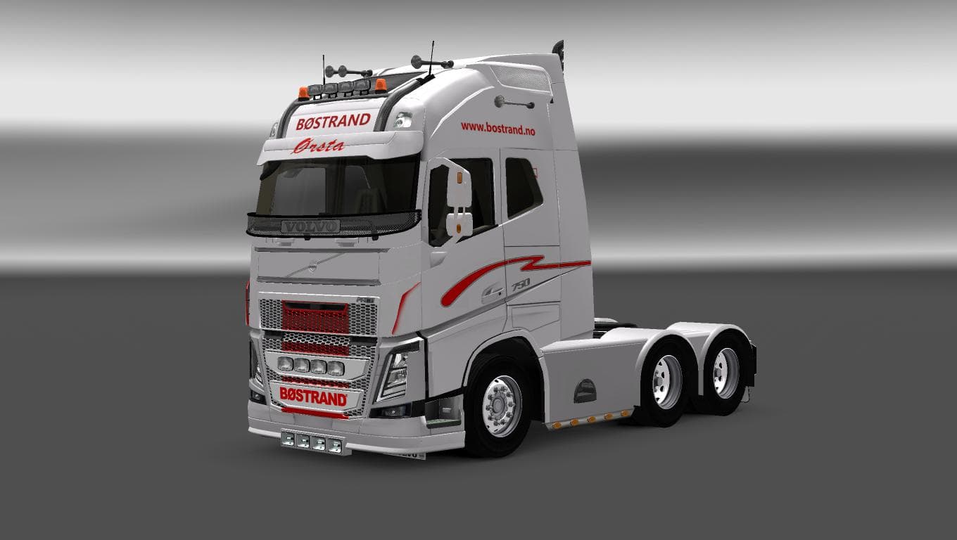 VOLVO FH 2013 BOSTRAND SKIN – Skins mod for Euro Truck Simulator 2