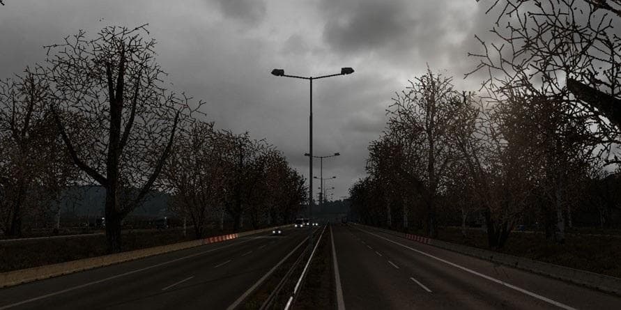 MILD WINTER WEATHER MOD V2.0 – Maps mod for Euro Truck Simulator 2