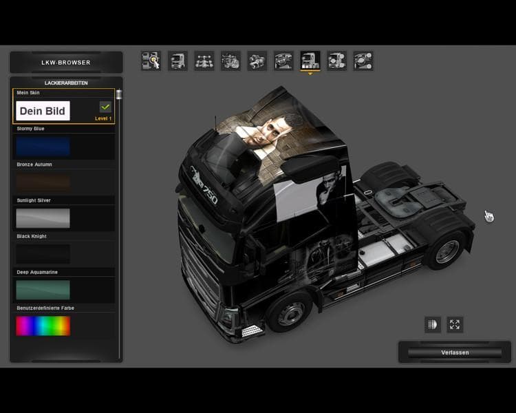 BUSHIDO SKIN 01 FOR VOLVO FH16 2012 V1.0 – Skins mod for Euro Truck Simulator 2