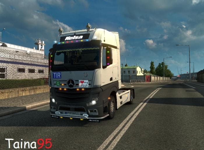 MERCEDES ACTROS MP4 V1.10 – Parts mod for Euro Truck Simulator 2