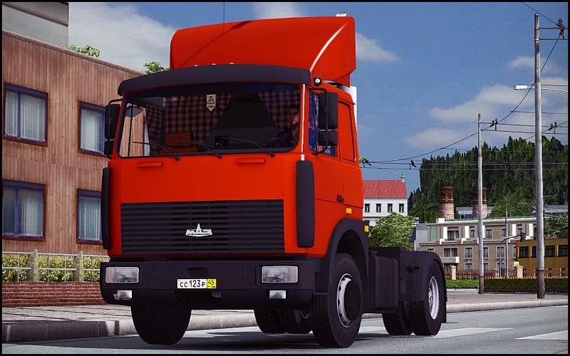 MAZ 5432-6422 V5.03 UPDATE 1.22 – Parts mod for Euro Truck Simulator 2