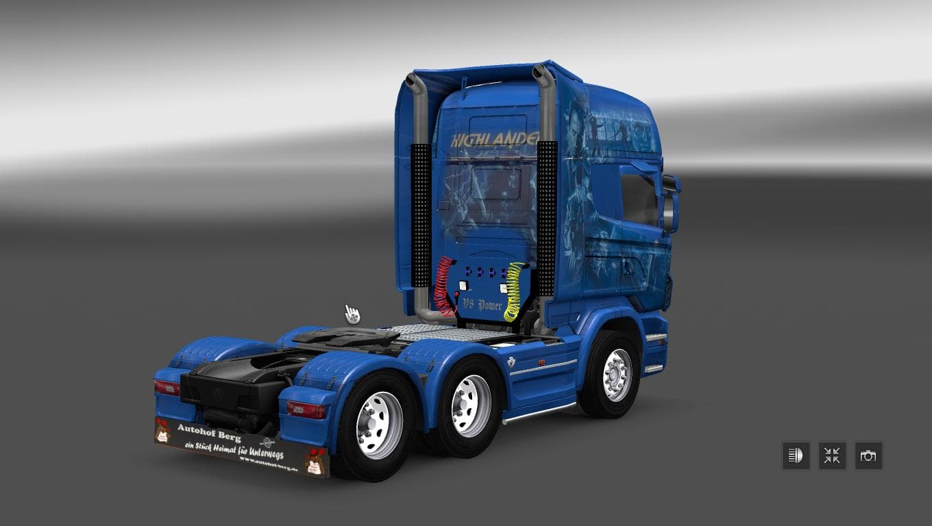 SCANIA R HIGHLANDER SKIN - ETS2 mods download – skins screenshot 2