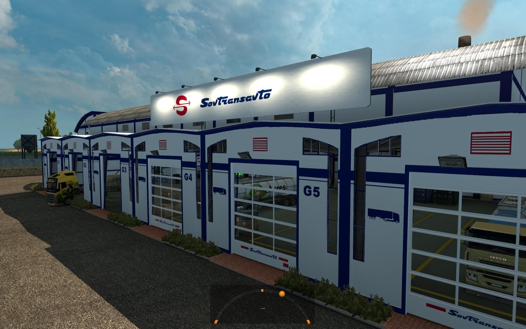 GARAGE CUSTOM SOVTRANSAVTO 1.22 – Skins mod for Euro Truck Simulator 2
