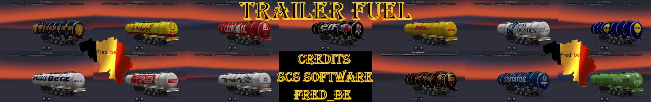 TRAILER PACK CISTERN (REPLACES) 1.22.X - ETS2 mods download – trailers screenshot 2