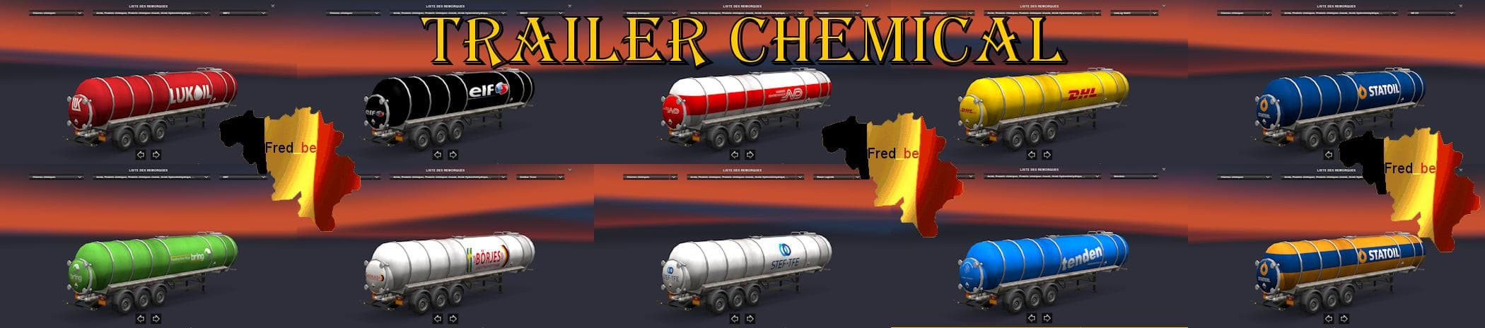 TRAILER PACK CISTERN (STANDALONE) 1.22.X - ETS2 mods download – trailers screenshot 2